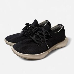 Allbirds Womens TD2 Black Wool Knit‎ Lace Up Sneakers Shoes US 11